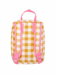 Rockahula Kids Retro Check Rucksack Yellow