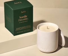 Aery Nordic Fireside Scented Candle