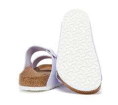 Birkenstock Arizona Vegan Double Strap Narrow Fit Lavender Fog Sandals