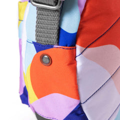 Roka Paddington B Sustainable Small Canvas Crossbody Lava  Bag