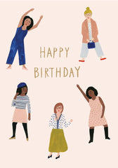 Roger La Borde Happy Birthday Women Party Card