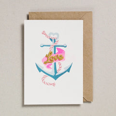 Petra Boase Love Anchor Iron on Patch Card