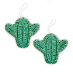 Kikkerland Cactus Sponges - Set of 2