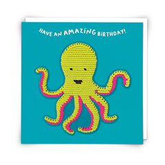 Redback Cards - Octopus Sequin Card