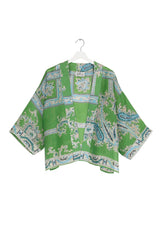 One Hundred Stars Handkerchief Green Kimono