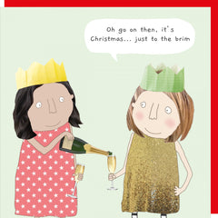 Rosie Made A Thing Christmas - Brim Card
