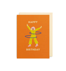 Lagom Design - Hula Hoop Birthday Mini Card