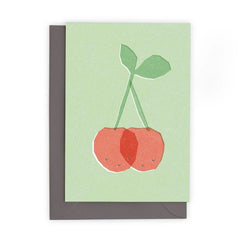 Cherry Love - Greeting Card Fréya Art and Design