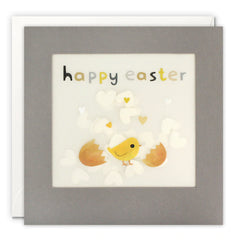 James Ellis Chick Easter Card with Paper Confetti