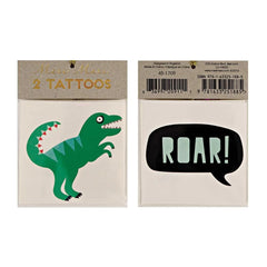 Meri Meri Dinosaur Tattoo - Set of 2