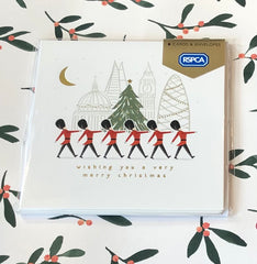 RSPCA London Scene Christmas Pack of 6 Card