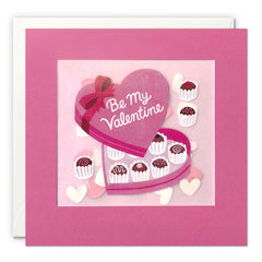 James Ellis Be My Valentine Chocolates Card