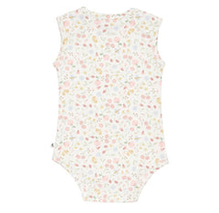 The Little Dutch - Sleeveless Bodysuit Flowers & Butterflies