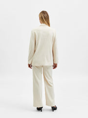 Selected Femme Zoey Blazer - Sandshell