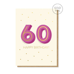 Stormy Knight 60th Milestone Birthday Card