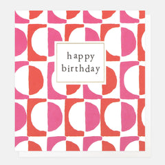 Caroline Gardner - Geo Stamped Birthday Card