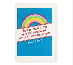 Archivist - Dolly Parton Rainbow Greetings Card