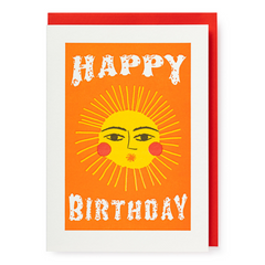 Archivist Happy Birthday Sun Card