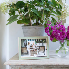 Addison Ross Sage Enamel & Silver Frame