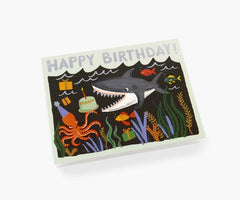 Rifle Paper Shark Happy Birthday Card