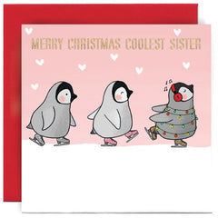 Susan O’Hanlon Coolest Sister Christmas Card