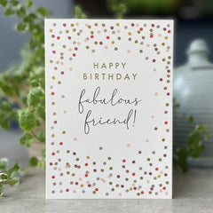 Think Of Me - Happy Birthday Fabulous Friend