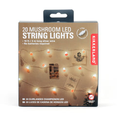 Kikkerland Mushroom String Lights