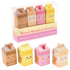 Rex London - Sweet Scented Erasers - Set Of 4