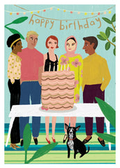 Roger La Borde Party Happy Birthday Card