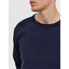 Selected Homme Maine Knit Crew Neck - Sapphire
