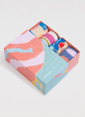 Thought Bamboo 4 Socks Gift Box - Seaside