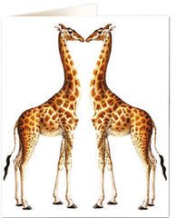 Natural History Museum Giraffe Card