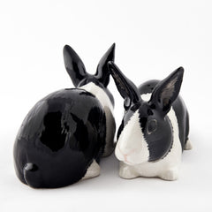 Quail Ceramics Rabbit Salt and Pepper Shakers