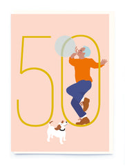 Noi Publishing Men's Age 50 Birthday Card