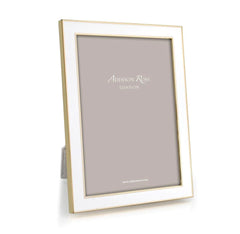 Addison Ross White Enamel & Gold Frame