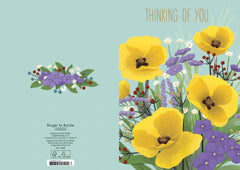 Roger La Borde Thinking of You Daffodil Card