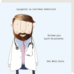 Rosie Made A Thing — “Laughter Is The Best Medicine” Diarrhoea Card
