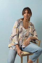 One Hundred Stars Deco Daisy Kimono