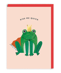 Ohh Deer - Kiss Me Quick Greeting Card