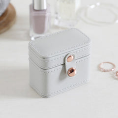 Lisa Angel Mini Jewellery Travel Case In Grey