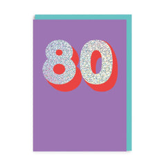 Ohh Deer 80th Birthday Card