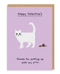 Ohh Deer - Thanks For Putting Up With My Sh*t Valentine's Day Card