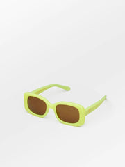 BeckSöndergaard Bianca Solid Eye Green Glow Sunglasses