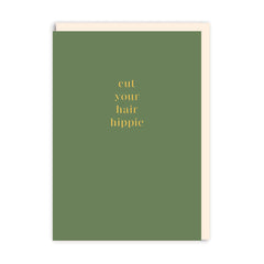 Ohh Deer - Cut Your Hair Hippie Card