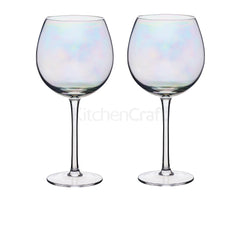 Barcraft Set of 2 Iridescent Gin Glasses
