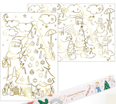 Meri Meri Christmas Colouring Poster