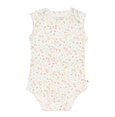 The Little Dutch - Sleeveless Bodysuit Flowers & Butterflies