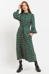 Louche Tabitha Retro Cubes Dress