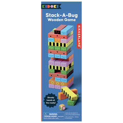 Kikkerland Stack-A-Bug Wooden Game