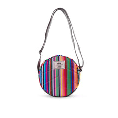 Roka Paddington B Sustainable Canvas Multi Stripe Crossbody  Bag